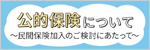 公的保険について ~民間保険加入のご検討にあたって~